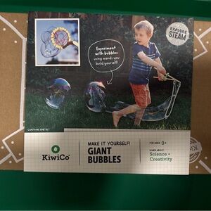 Kiwi & Co Make It Yourself Giant Bubbles Kit Aged 3+ New Sealed